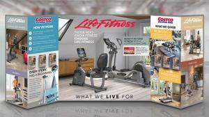 Life Fitness 6-panel kiosk